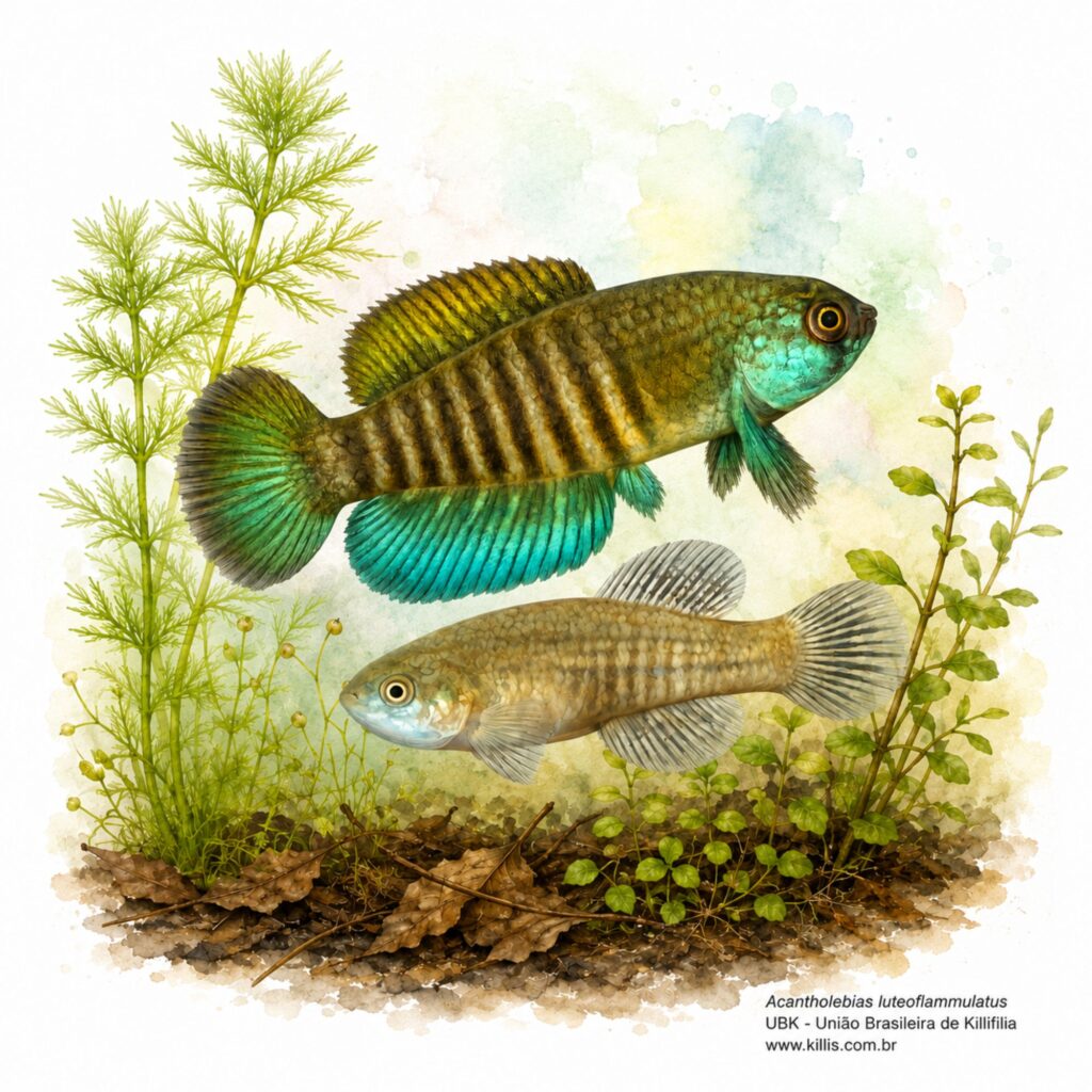 Acantholebias luteoflammulatus