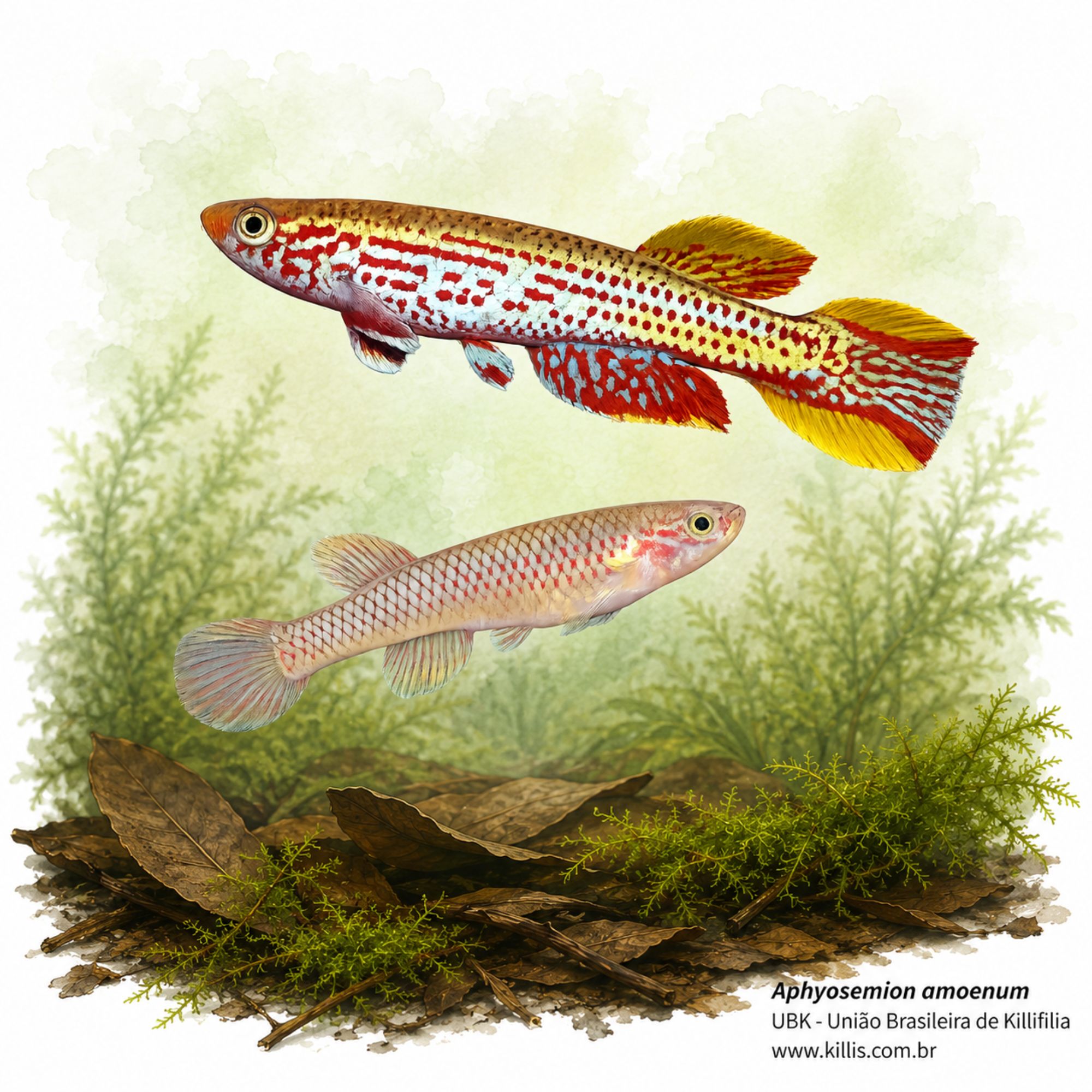 Aphyosemion amoenum