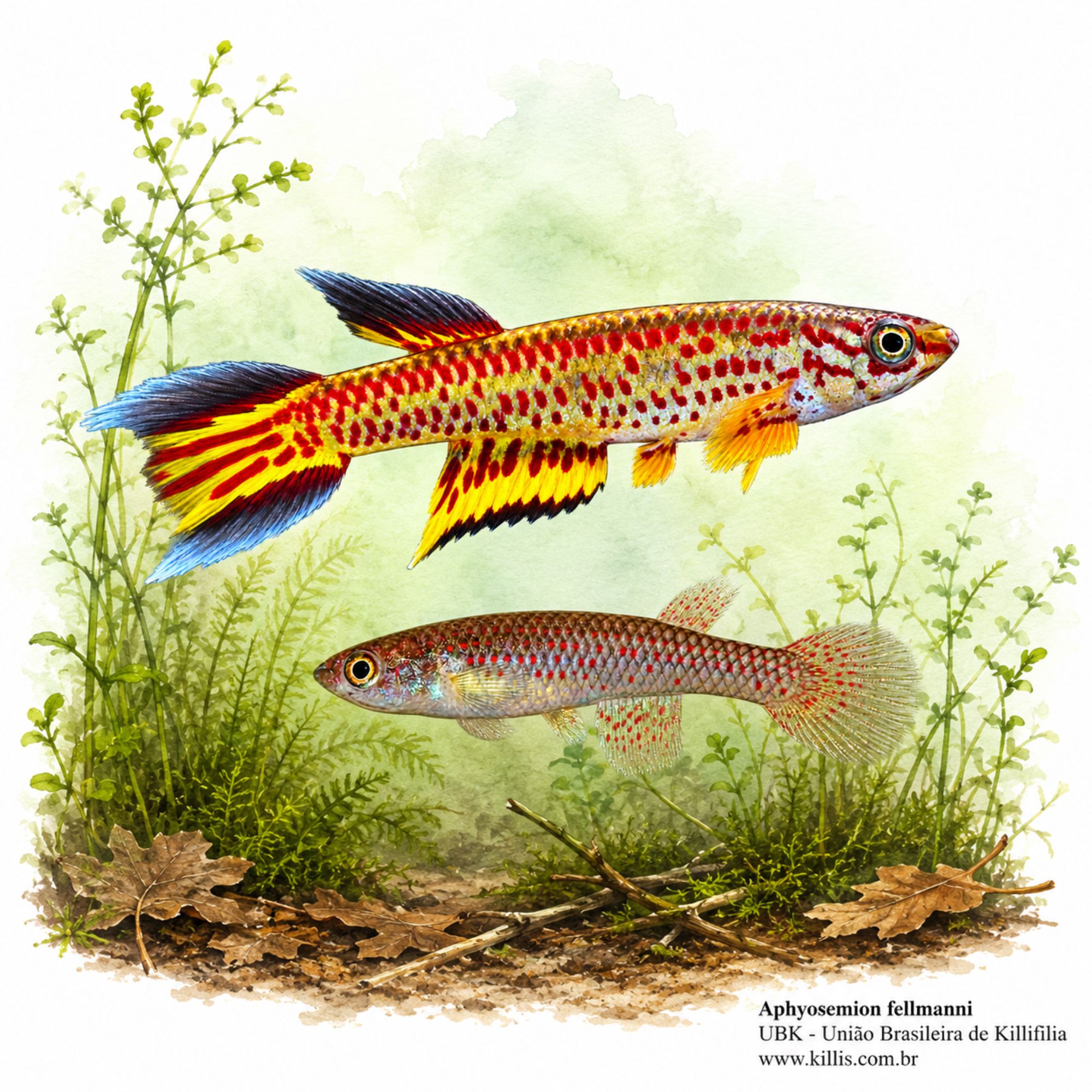 Aphyosemion fellmanni