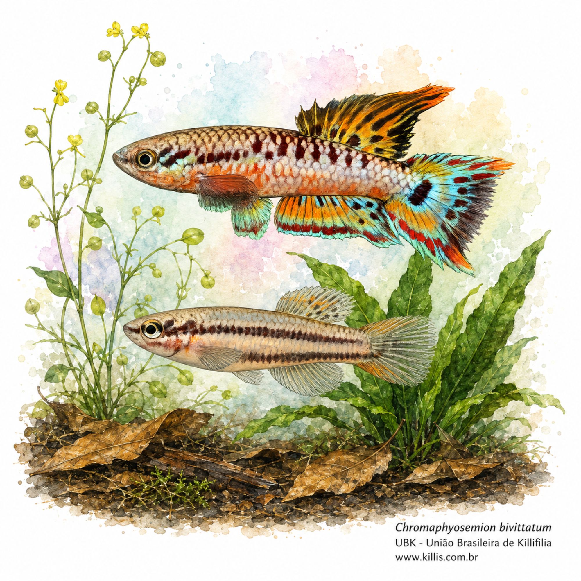 Chromaphyosemion bivittatum