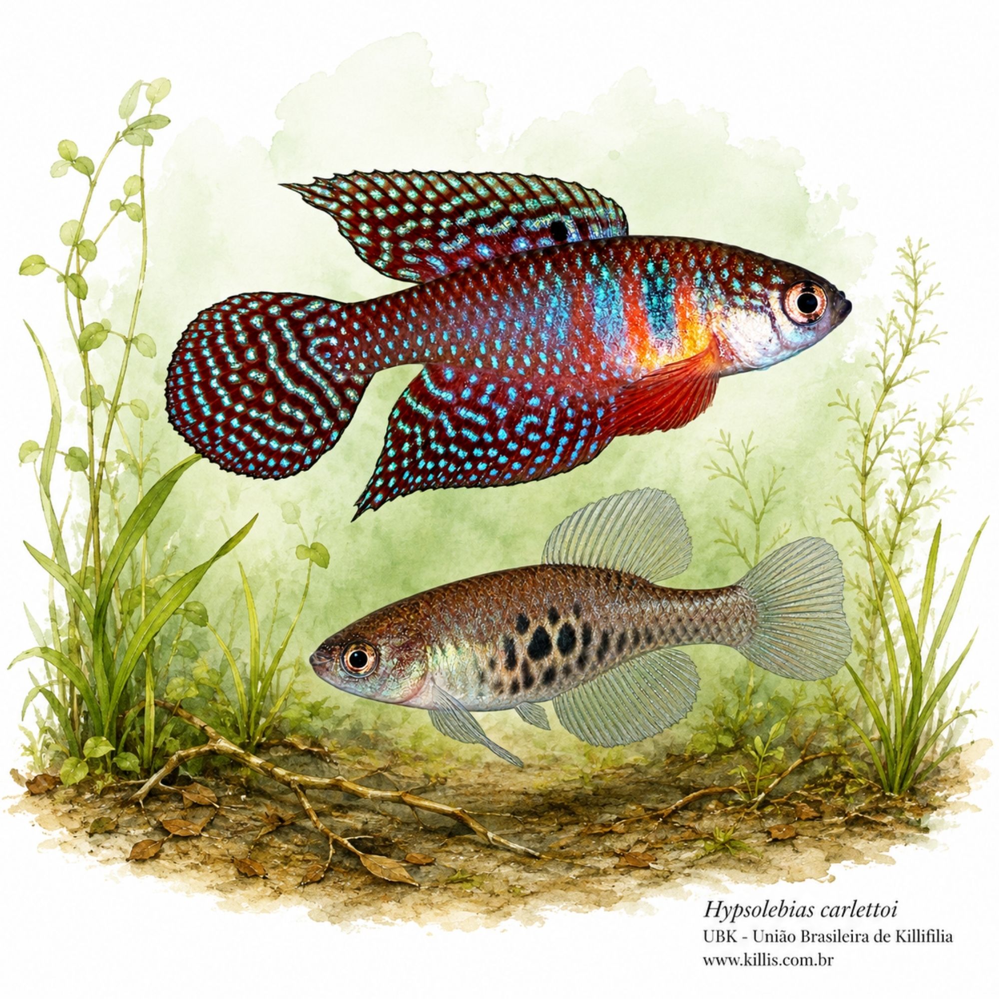 Hypsolebias carlettoi