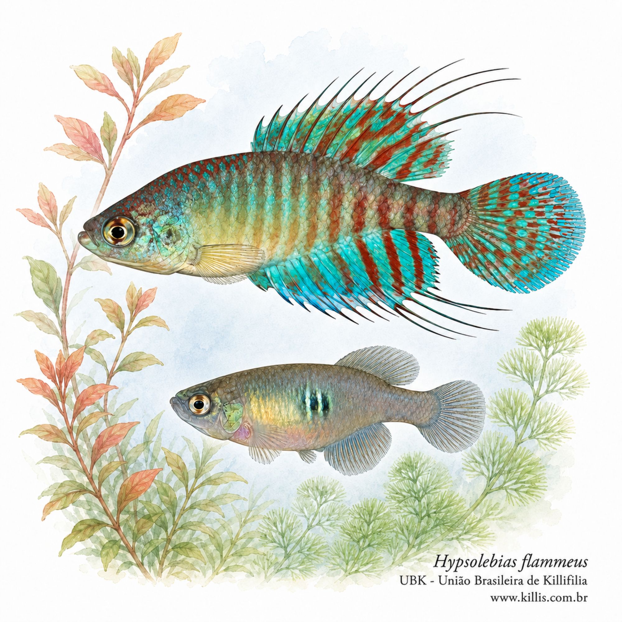 Hypsolebias flammeus