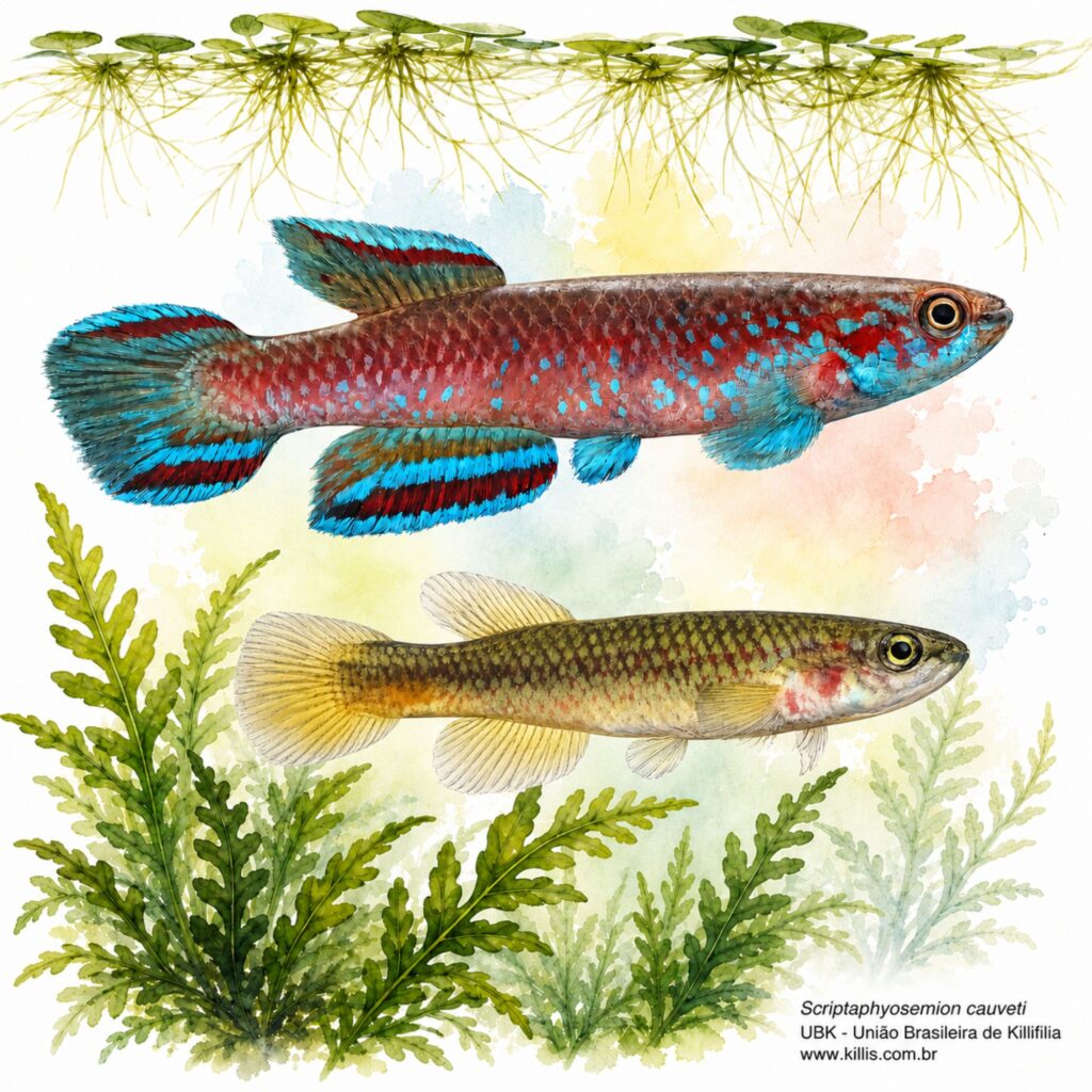 Scriptaphyosemion cauveti