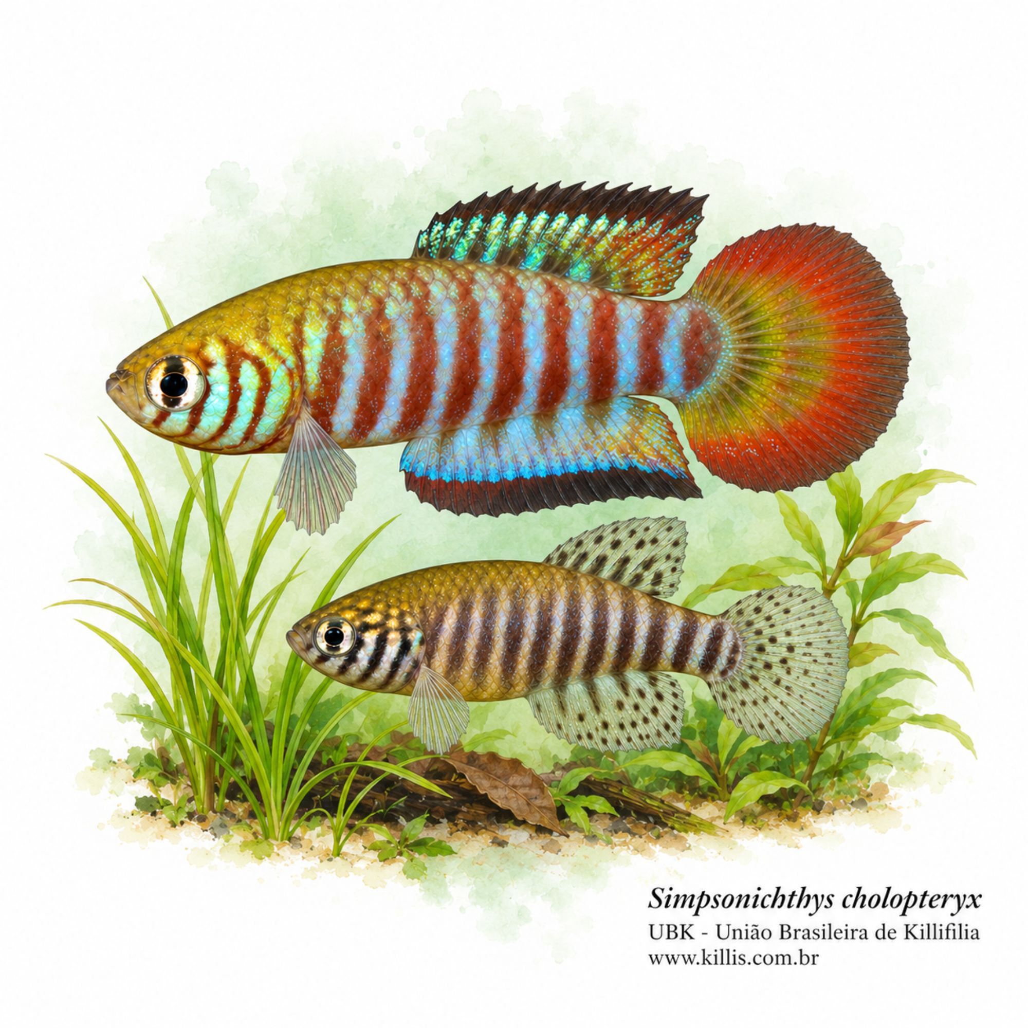 Simpsonichthys cholopteryx