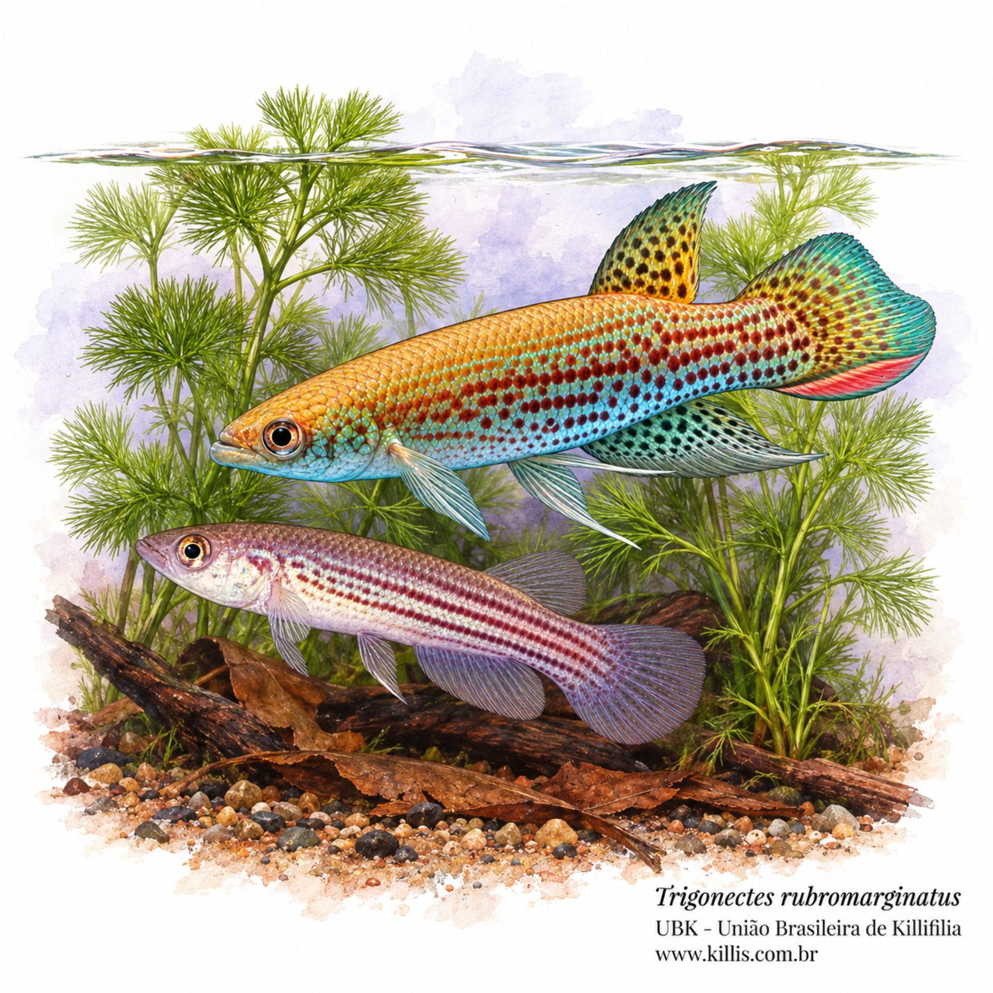 Trigonectes rubromarginatus